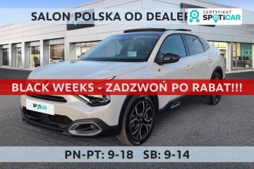 e-C4 X EV136 50kWh Shine SalonPL FVat Od Ręki Niski Przebieg