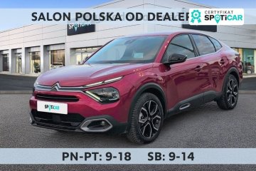 e-C4 X EV136 50kWh Max SalonPL FVat Od Ręki Zadbany